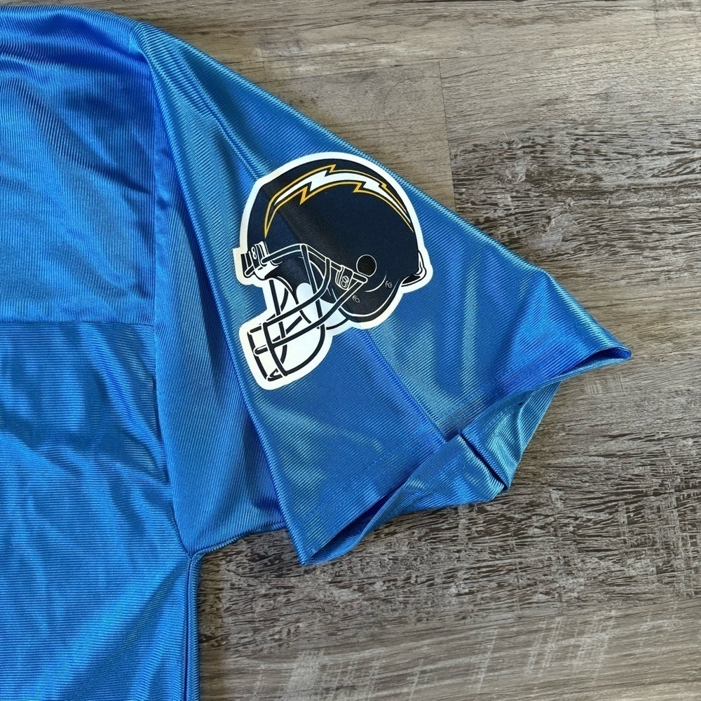 Vintage San Diego Chargers Ladainian Tomlinson blue yellow jersey Men XXL 2XL - Picture 7 of 9